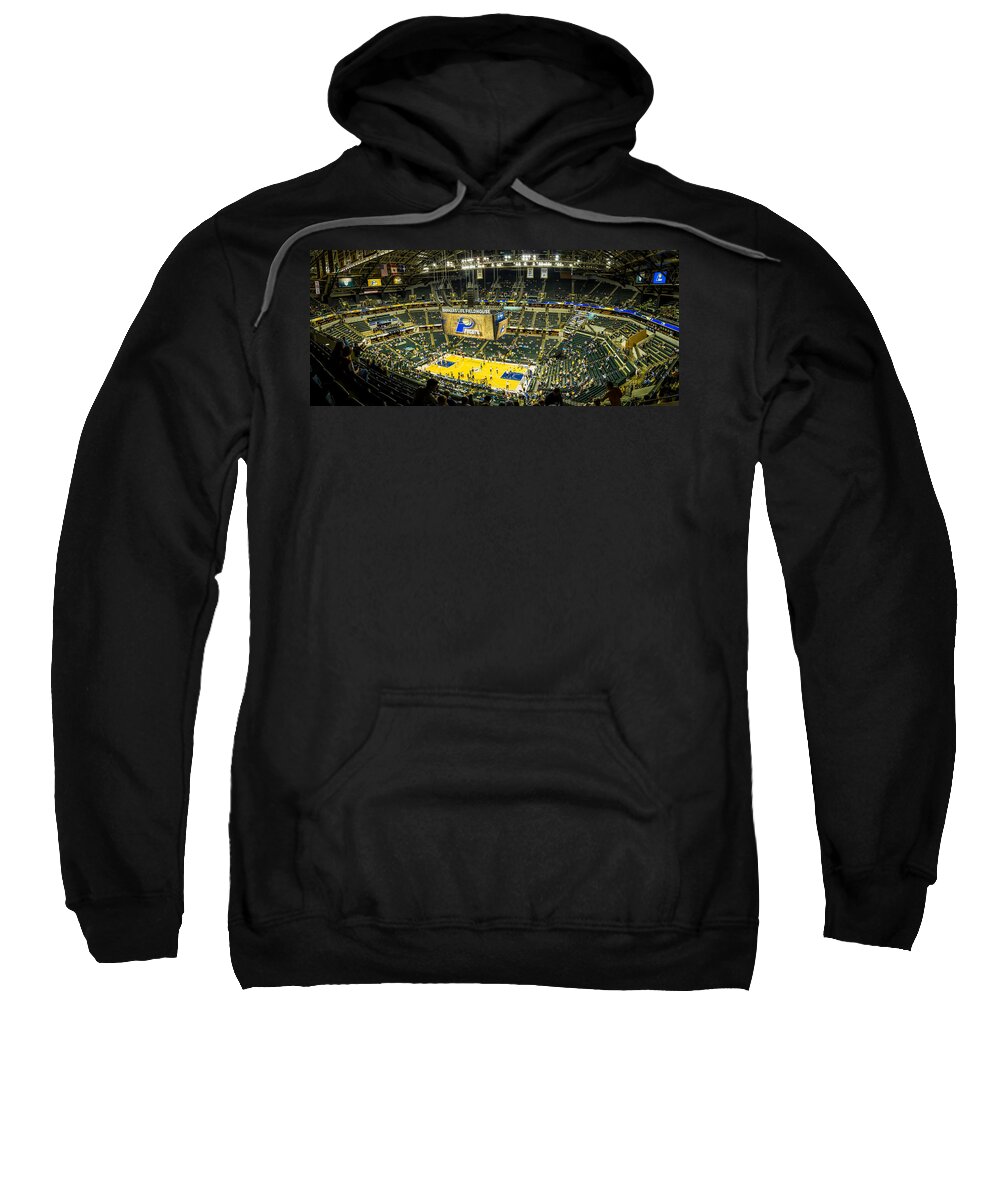 Art Sweatshirt featuring the photograph Bankers Life Fieldhouse - Home of the Indiana Pacers by Ron Pate
