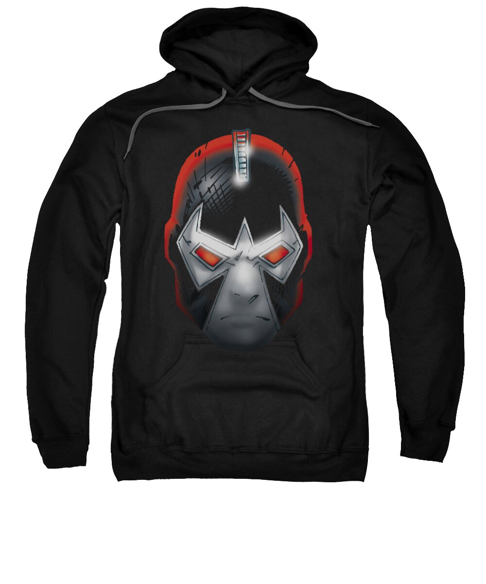  Sweatshirt featuring the digital art Batman - Bane Head by Brand A
