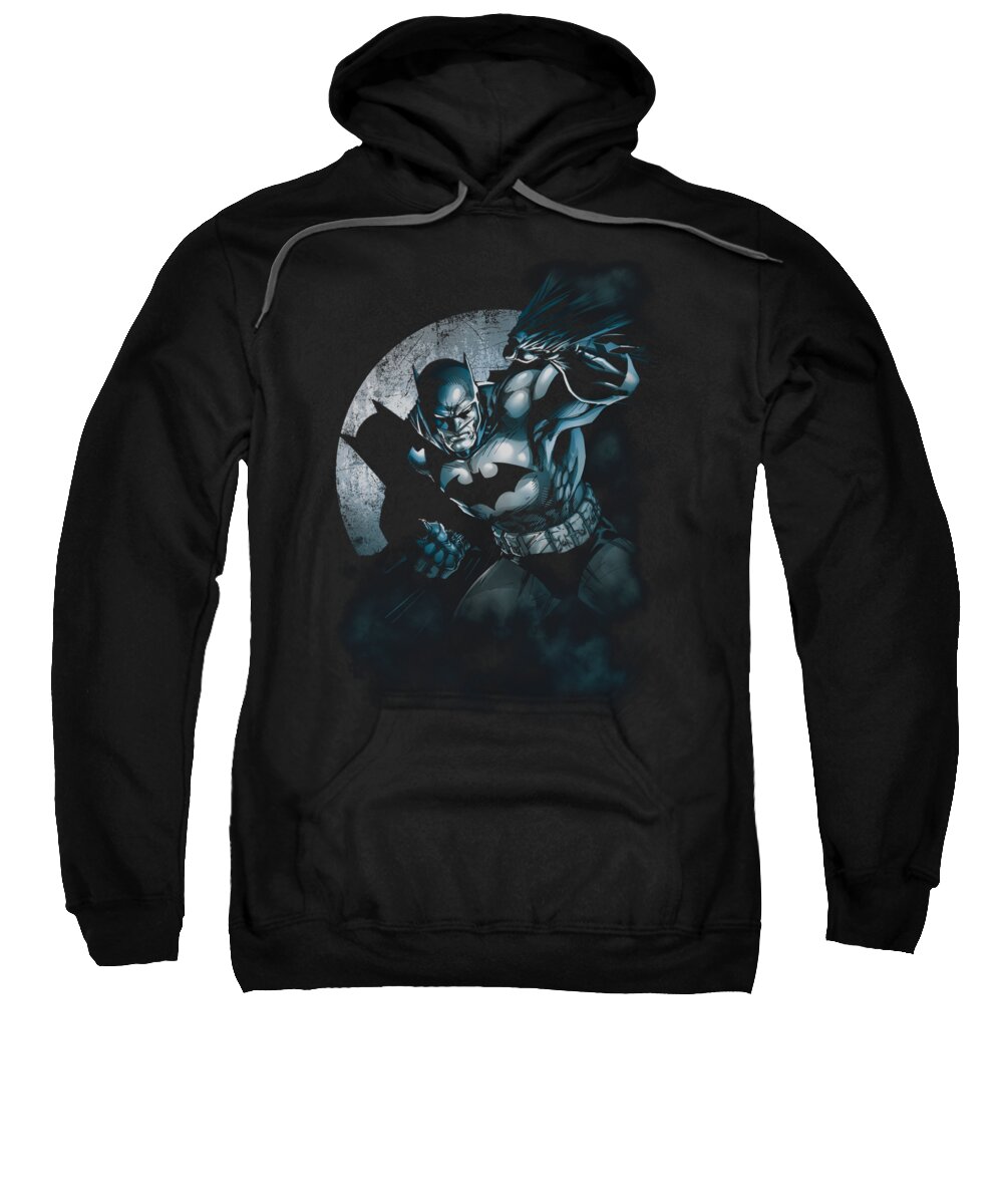  Sweatshirt featuring the digital art Batman - Batman Spotlight by Brand A