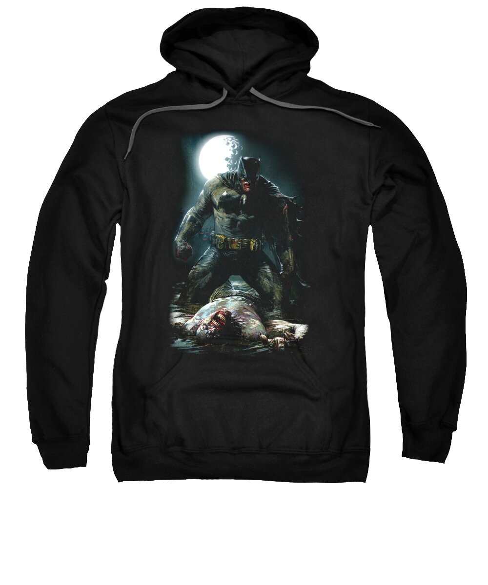  Sweatshirt featuring the digital art Batman - Mudhole by Brand A
