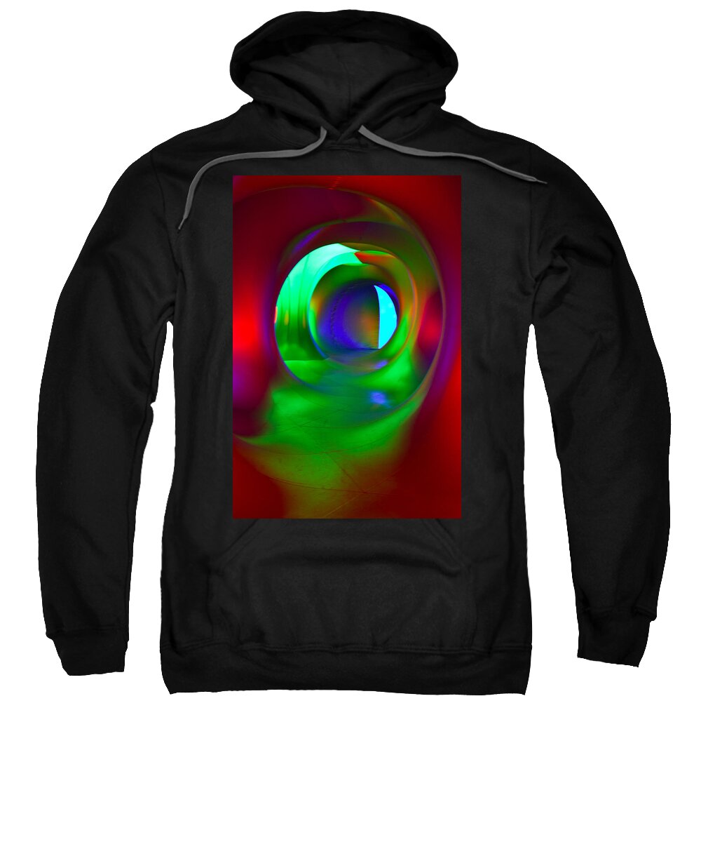 Abstract Sweatshirt featuring the photograph Bending Light 5 by Christie Kowalski