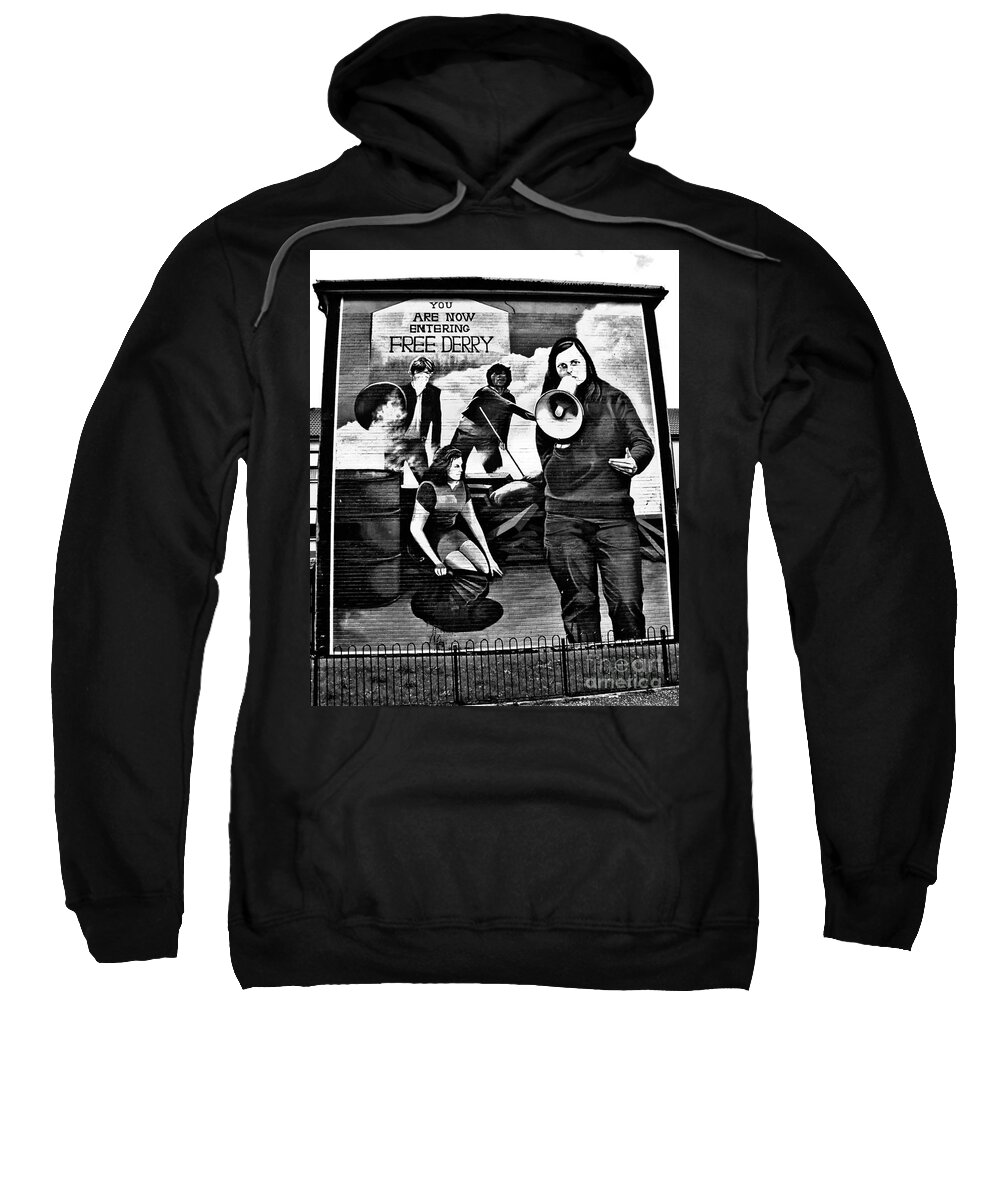 Mural Sweatshirt featuring the photograph Bernadette by Nina Ficur Feenan