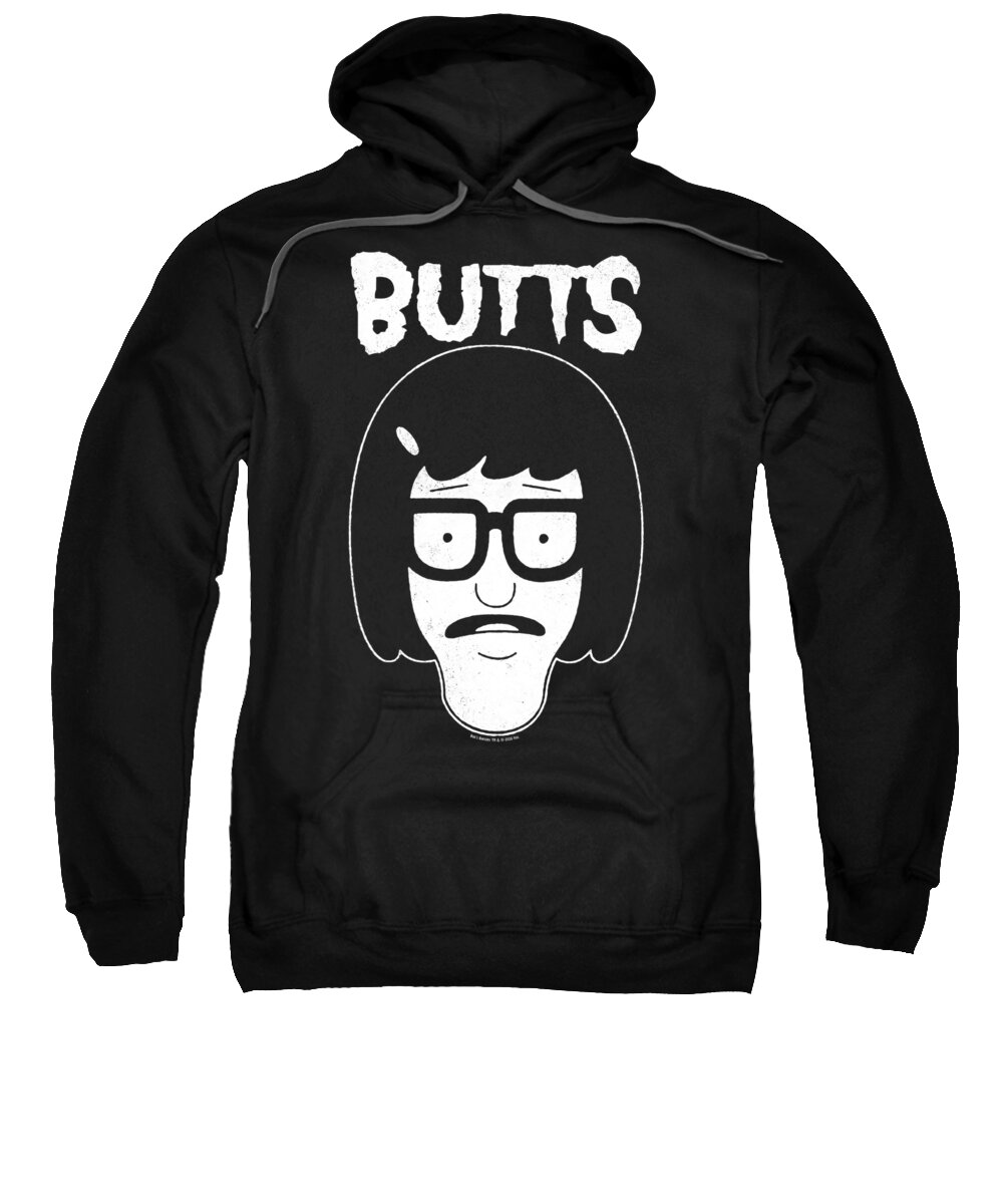  Sweatshirt featuring the digital art Bobs Burgers - Butt Friend by Brand A