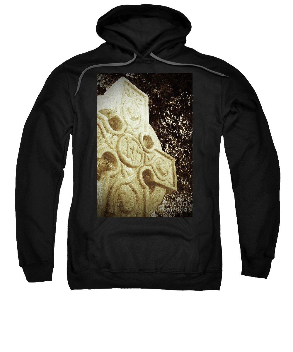 Cross Sweatshirt featuring the photograph Celtic Cross by Kelly Holm