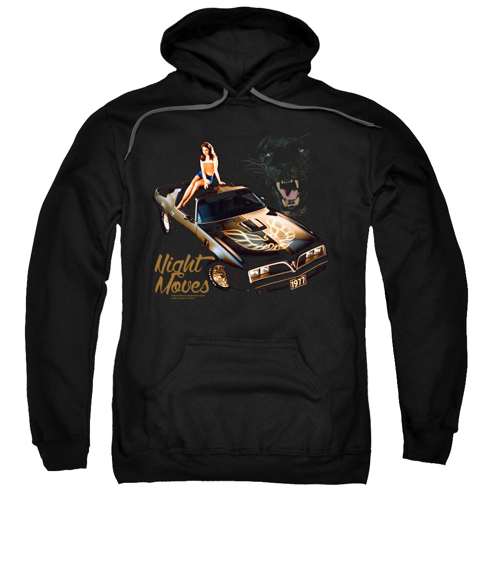  Sweatshirt featuring the digital art Chevy - Night Moves by Brand A