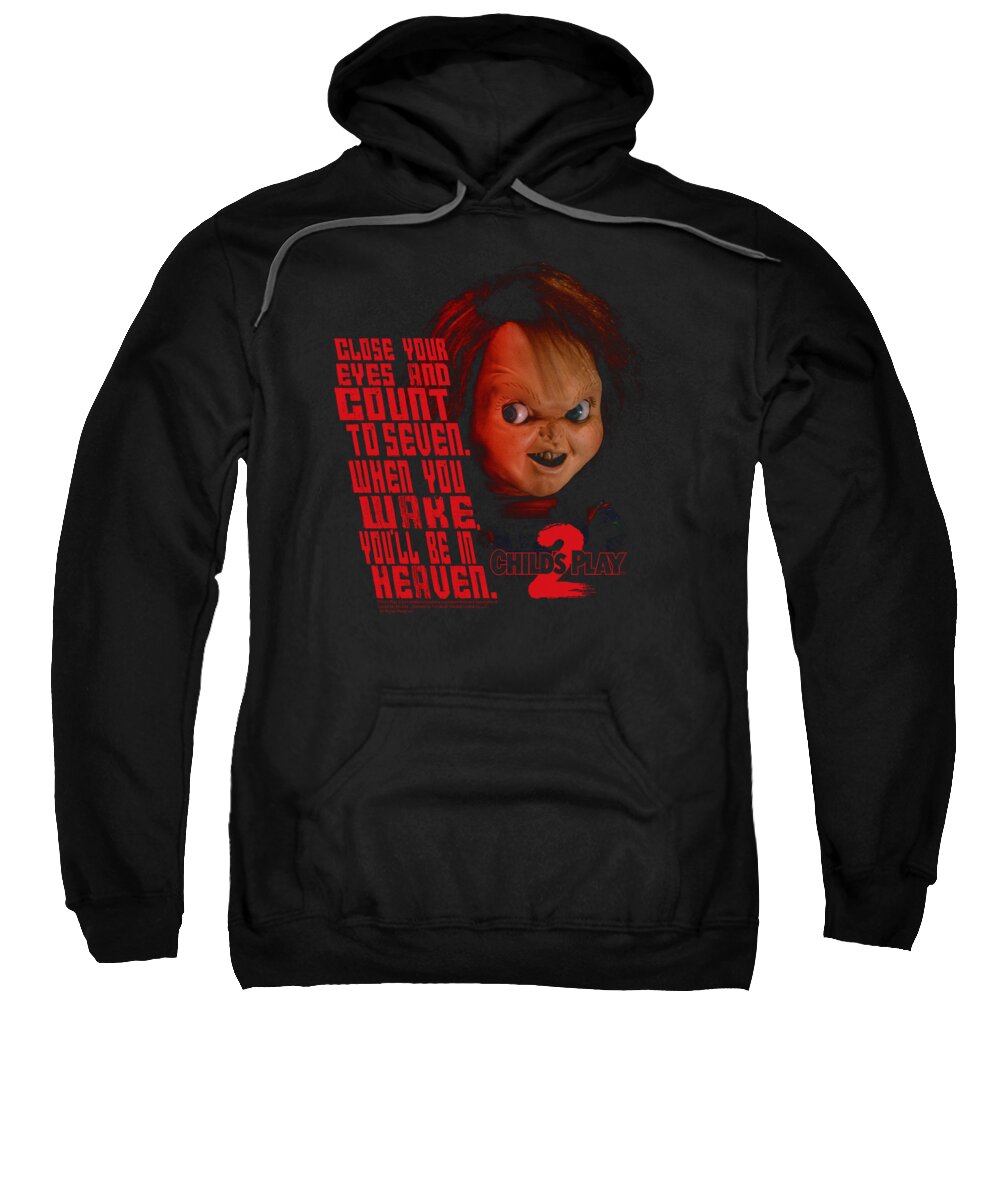 Child's Play 2 Sweatshirt featuring the digital art Childs Play 2 - In Heaven by Brand A