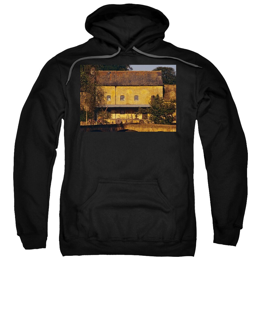 Cotswolds Sweatshirt featuring the photograph Cotswold Cottage by Stuart Litoff