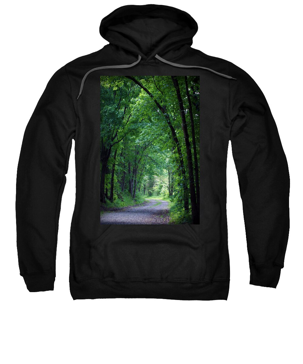 Tree Sweatshirt featuring the photograph Country Lane by Cricket Hackmann