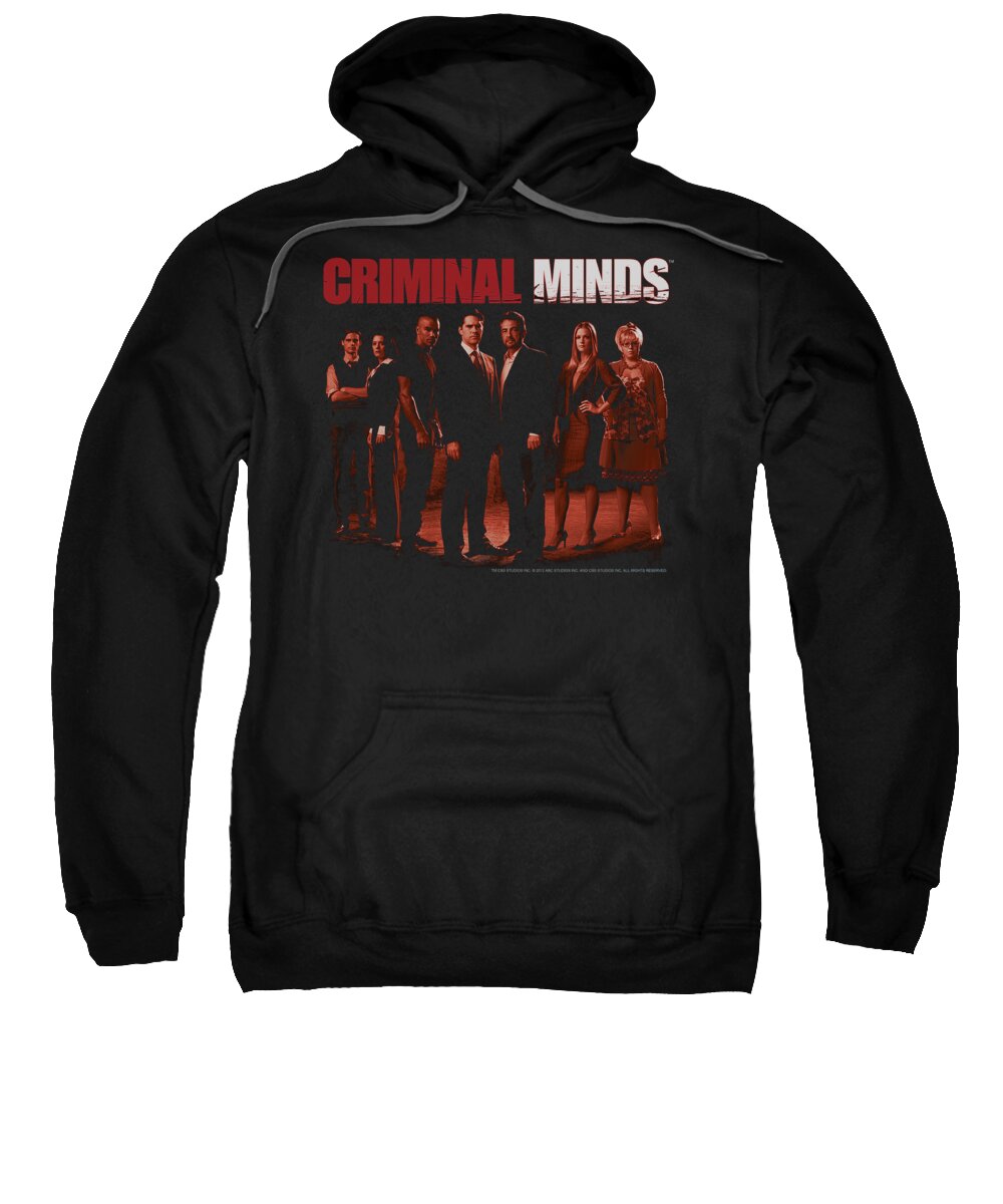  Sweatshirt featuring the digital art Criminal Minds - The Crew by Brand A