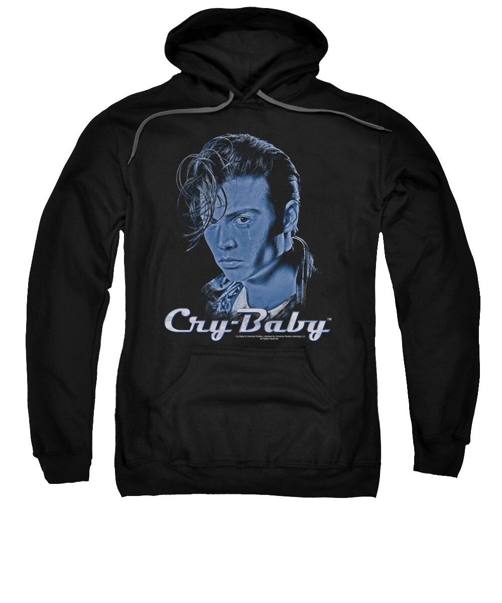 Cry Baby Sweatshirt featuring the digital art Cry Baby - King Cry Baby by Brand A