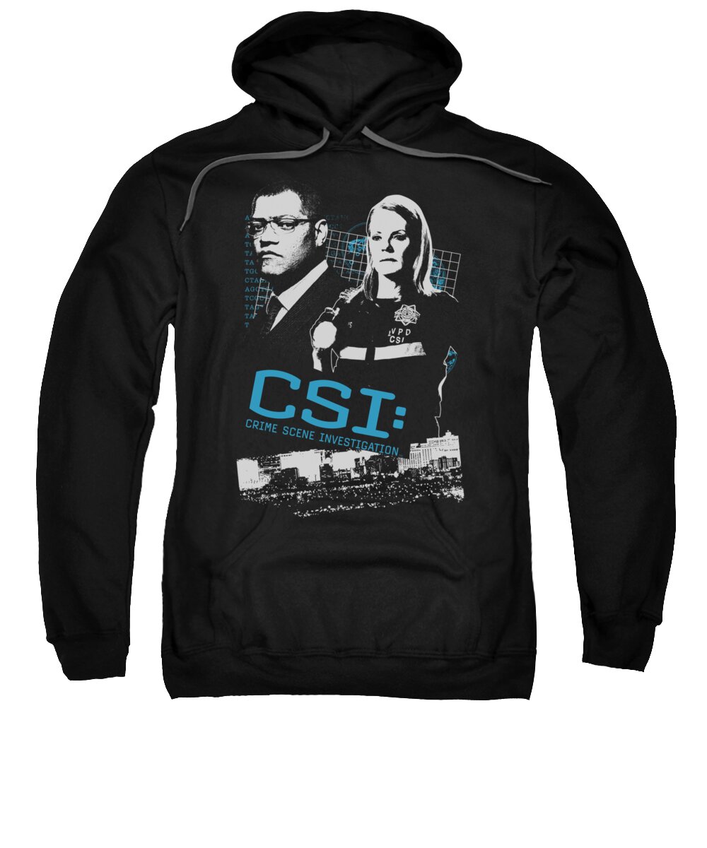 CSI Sweatshirt featuring the digital art Csi - Investigate This by Brand A