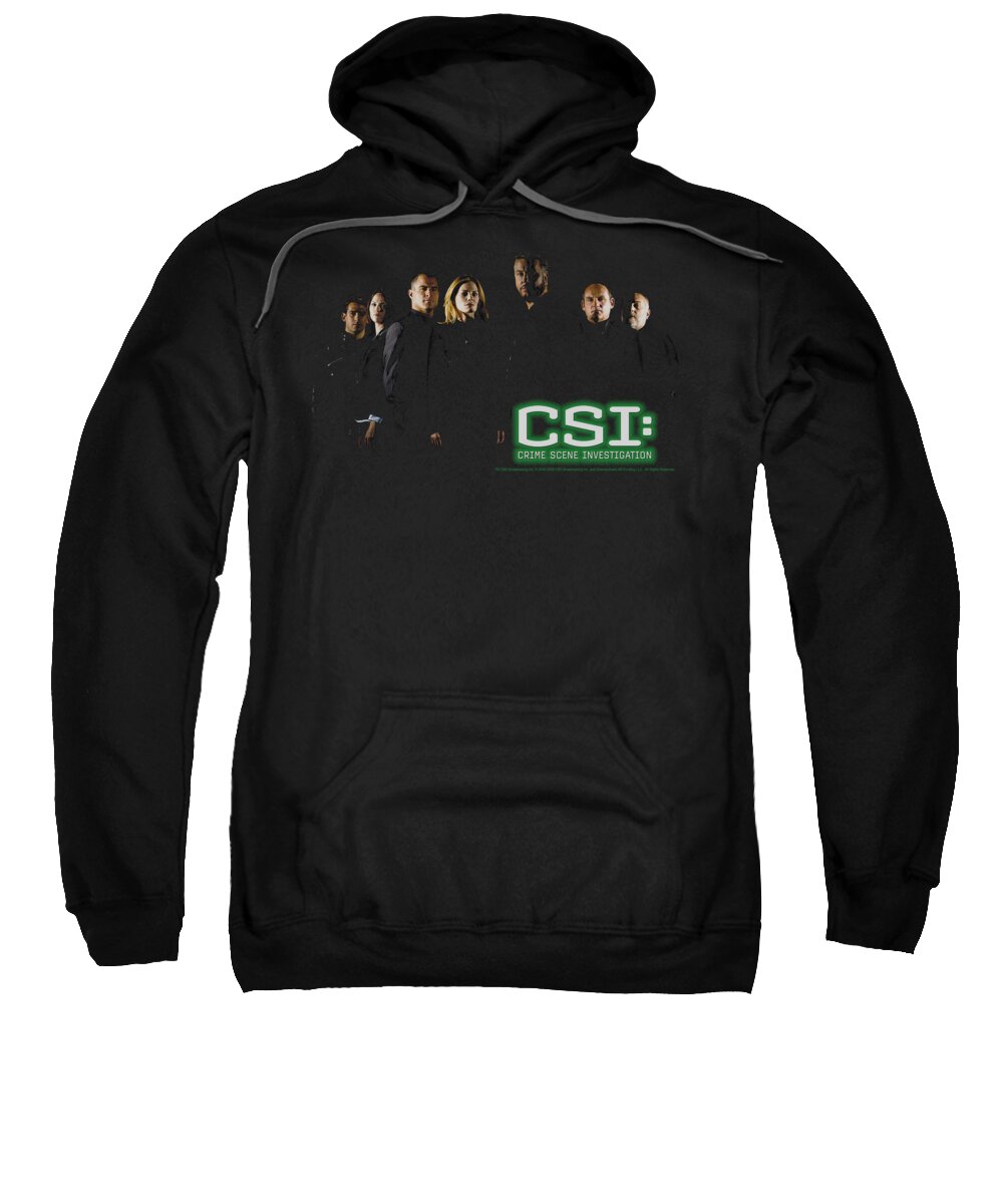 CSI Sweatshirt featuring the digital art Csi - Shadow Cast by Brand A