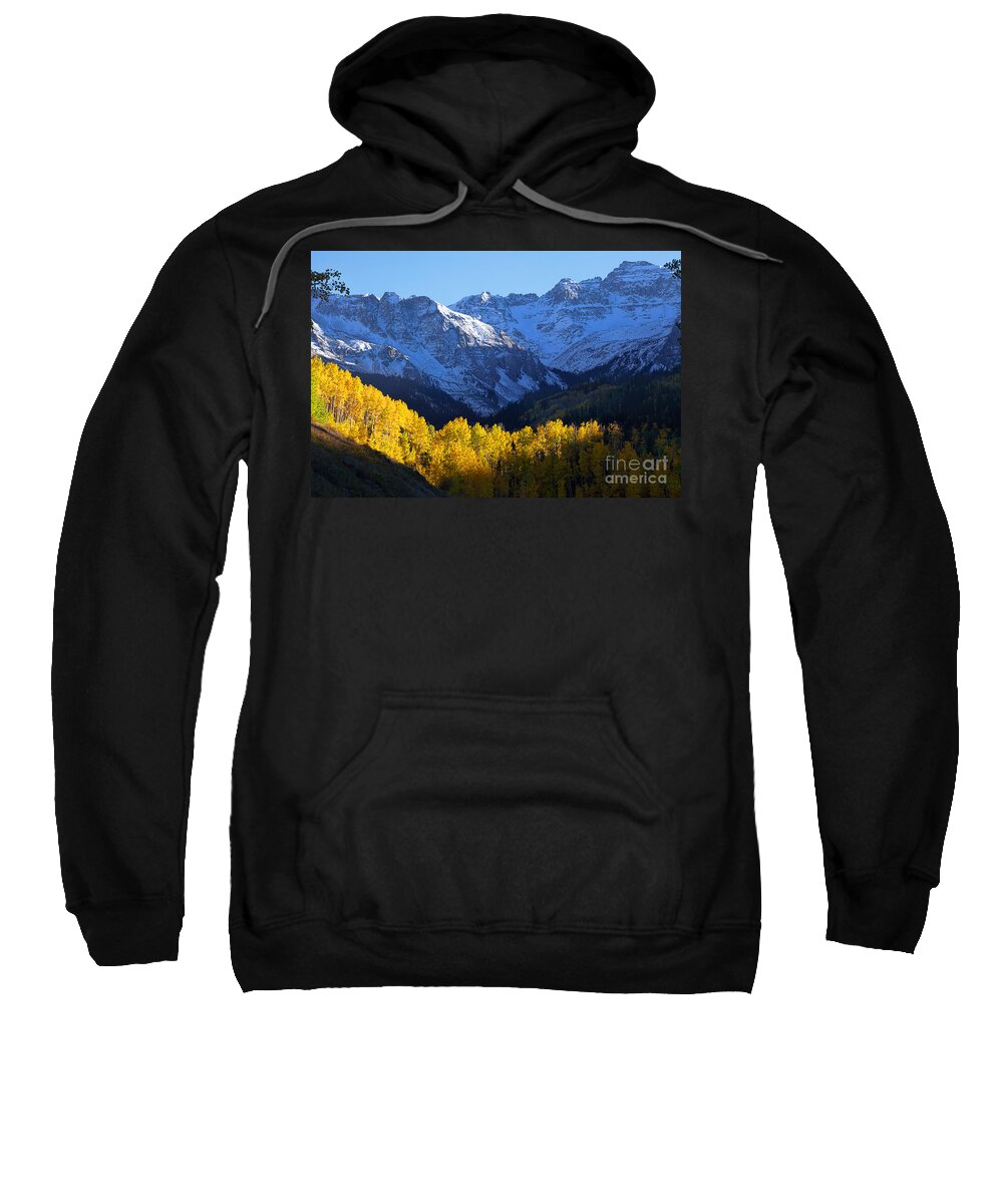 Autumn Colors Sweatshirt featuring the photograph Curtain Call by Jim Garrison