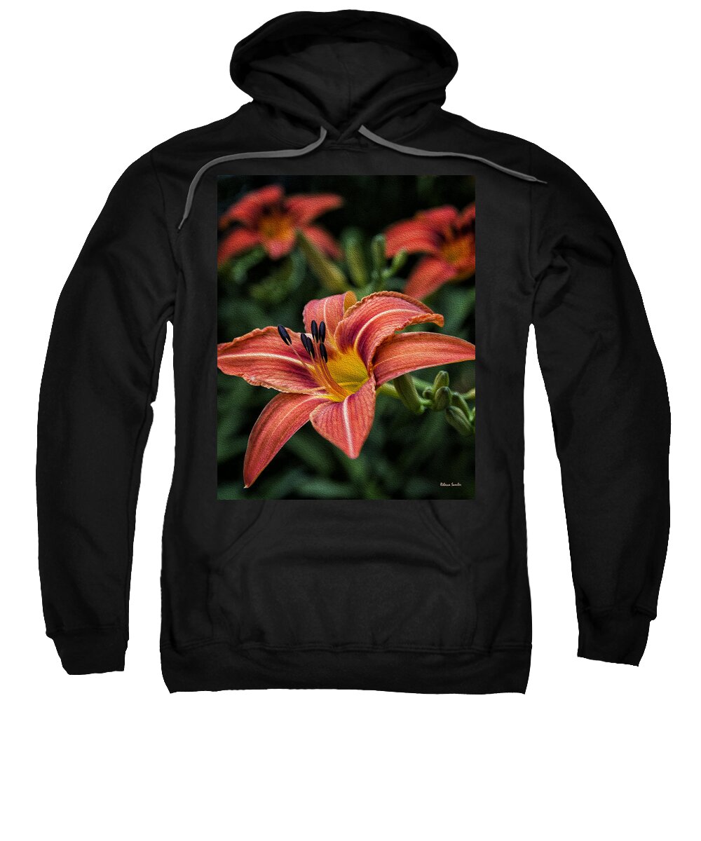 Flower Sweatshirt featuring the photograph Day Lilies by Rebecca Samler