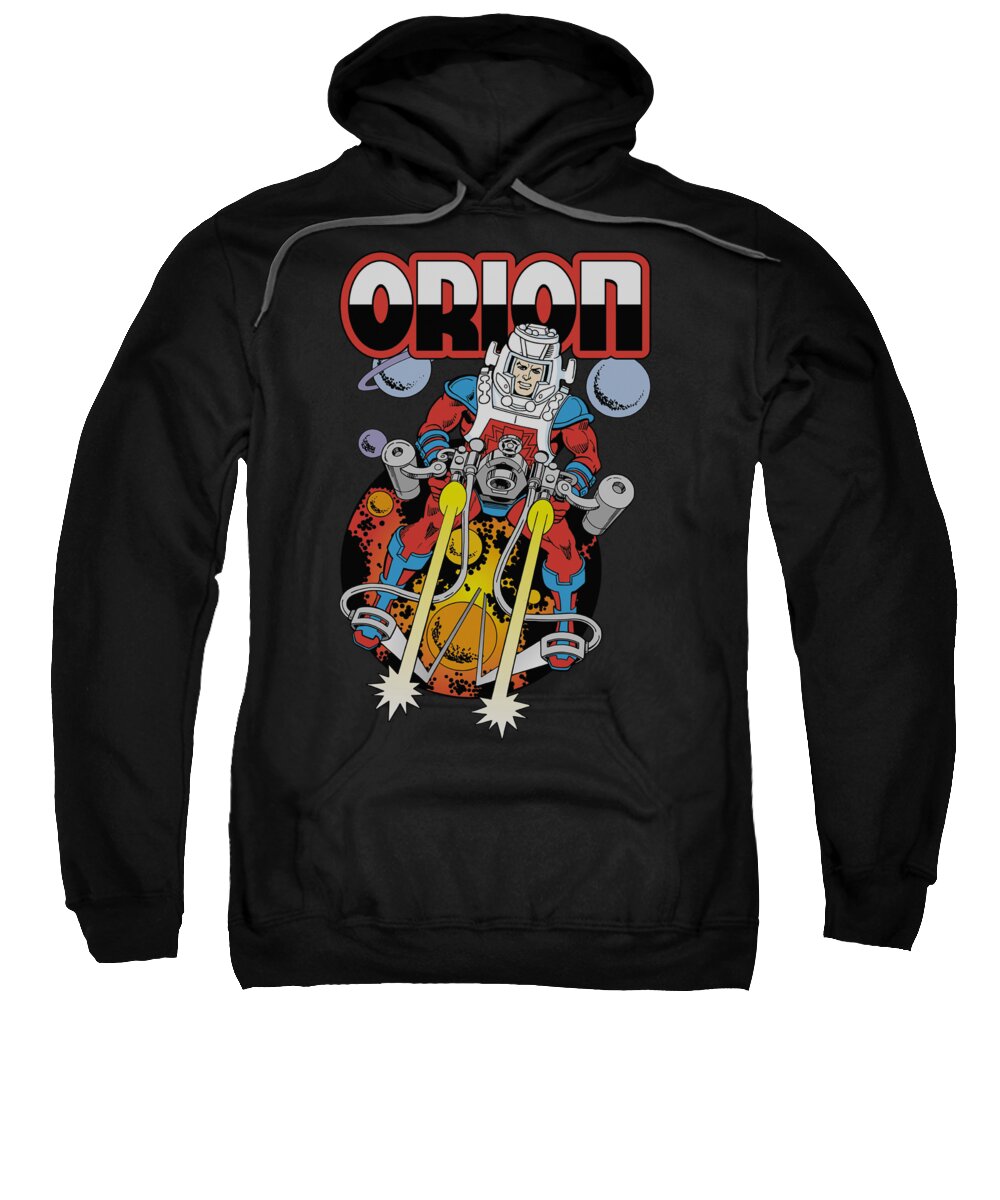 Dc Comics Sweatshirt featuring the digital art Dc - Orion by Brand A