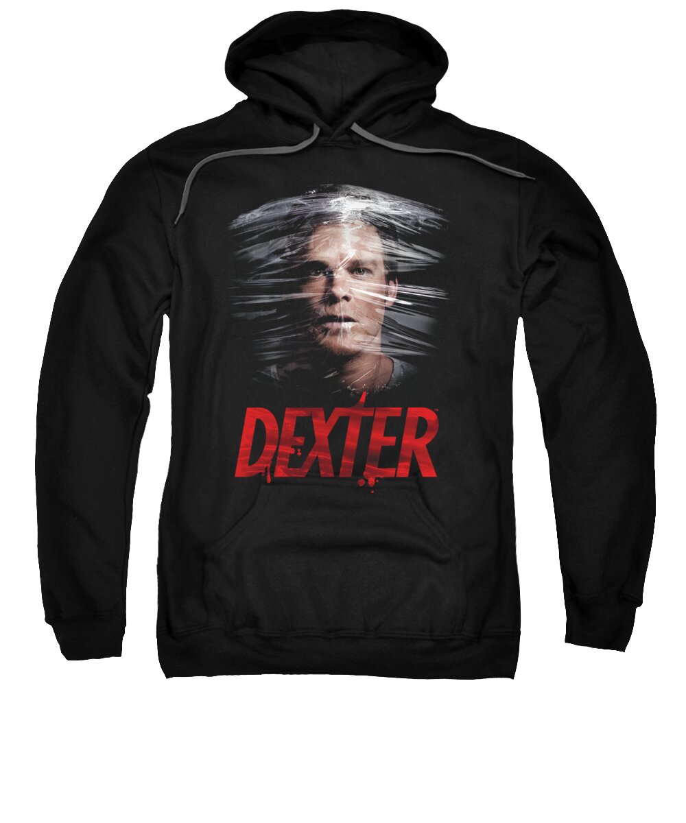  Sweatshirt featuring the digital art Dexter - Plastic Wrap by Brand A