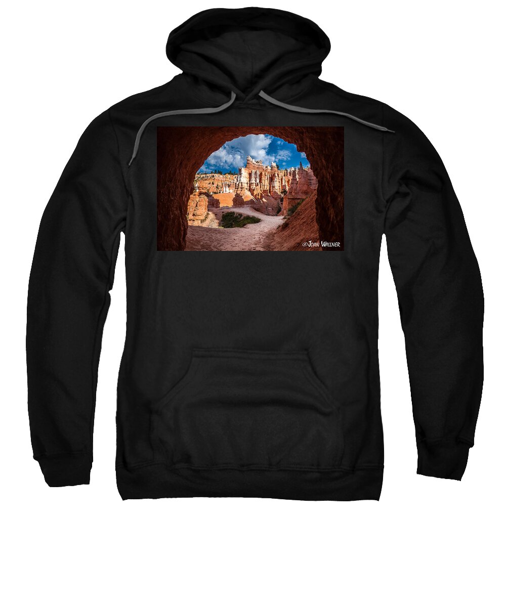 Bryce National Park Sweatshirt featuring the photograph Doorway to Bryce by Joan Wallner