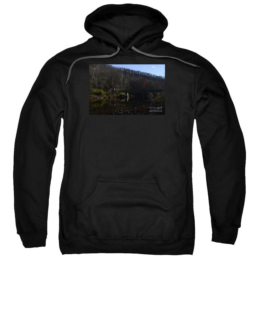 Trout Stream Sweatshirt featuring the photograph Dry Fork at Jenningston by Randy Bodkins