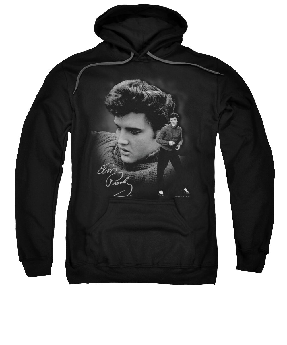  Sweatshirt featuring the digital art Elvis - Sweater by Brand A