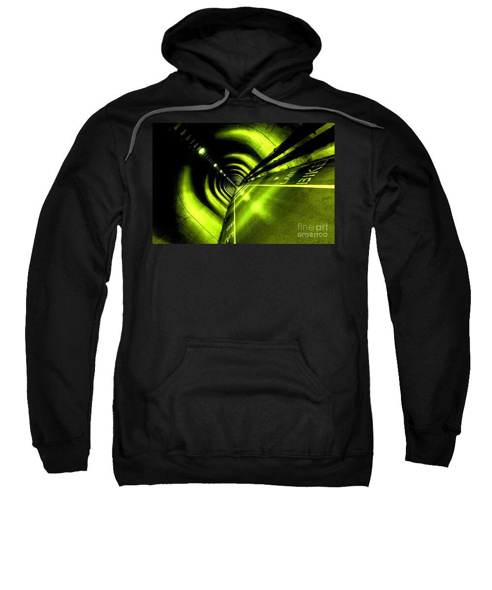 Tunnel Sweatshirt featuring the photograph The Limelight by Digital Kulprits