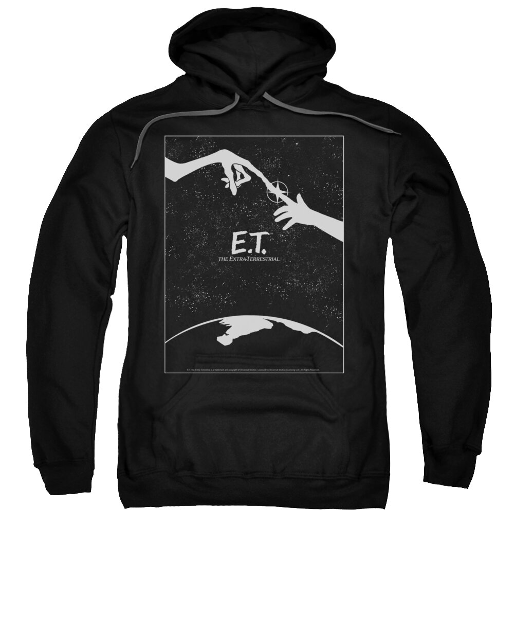 Et Sweatshirt featuring the digital art Et - Simple Poster by Brand A