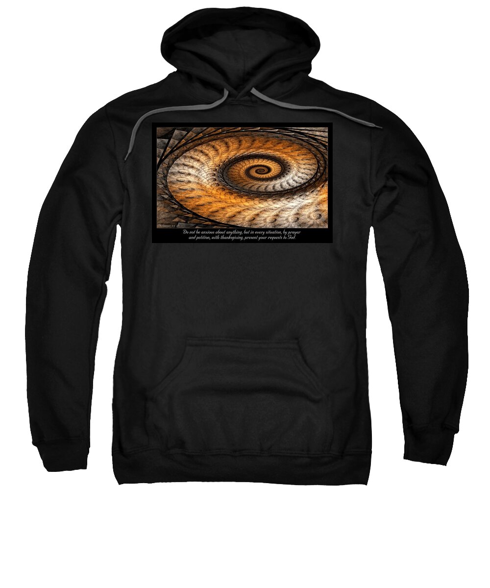 Fractal Sweatshirt featuring the digital art Every Situation by Missy Gainer