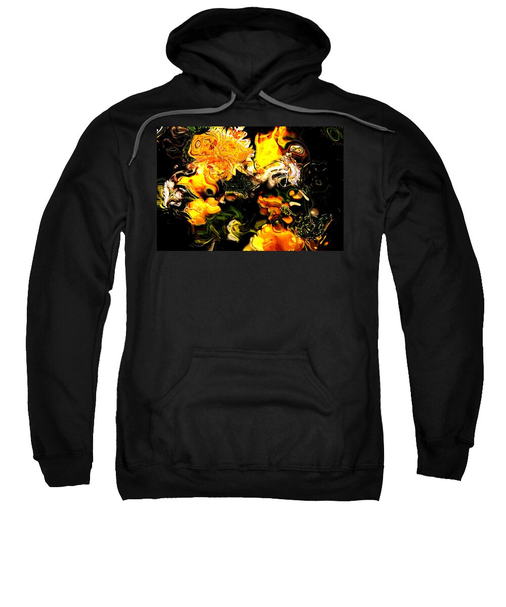 Abstract Sweatshirt featuring the digital art Ex Obscura by Richard Thomas