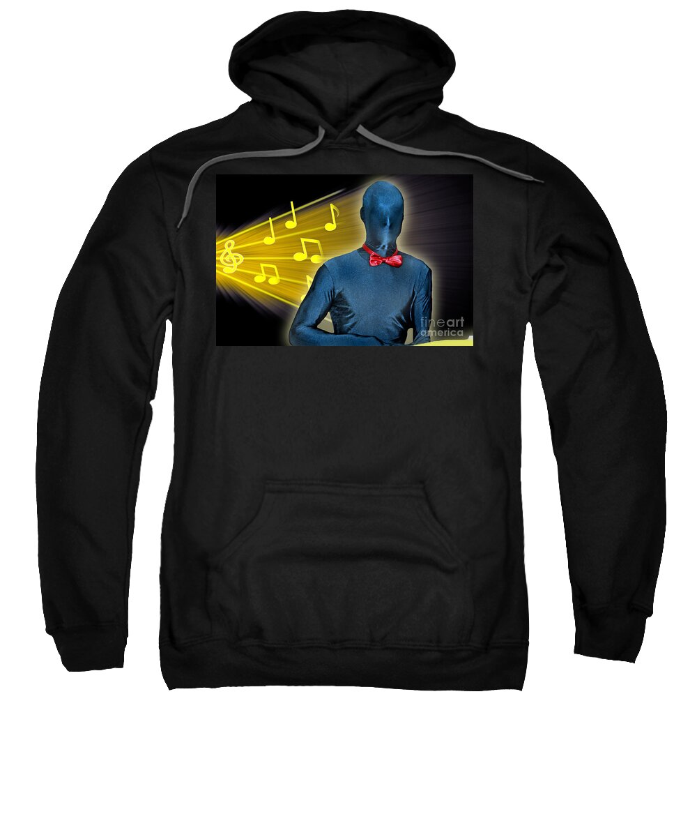 Music Sweatshirt featuring the photograph Fantasy Imagination Composer by Gary Keesler