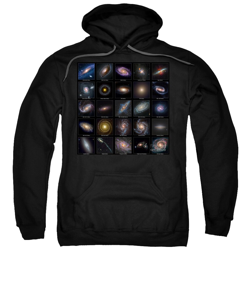 Astronomy Sweatshirt featuring the photograph Galaxy Collection by Antony McAulay