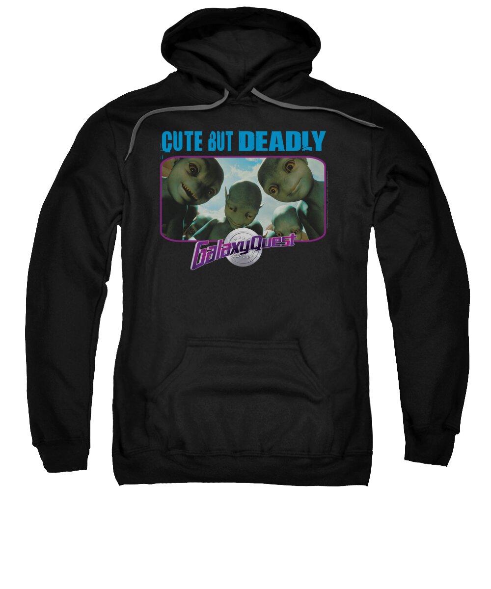 Galaxy Quest Sweatshirt featuring the digital art Galaxy Quest - Cute But Deadly by Brand A