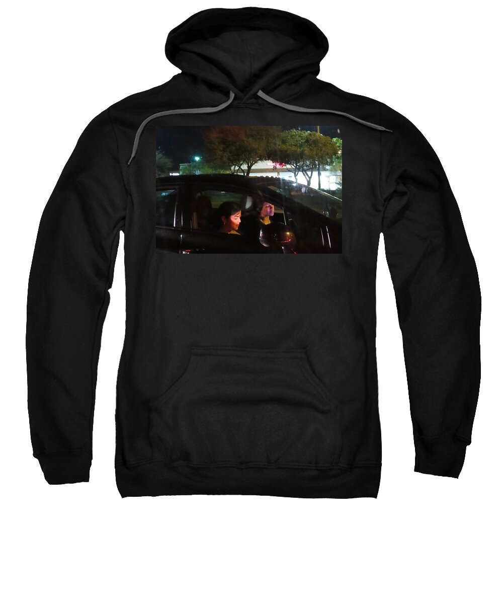 Street Sweatshirt featuring the photograph Girls Night Out by Dart Humeston