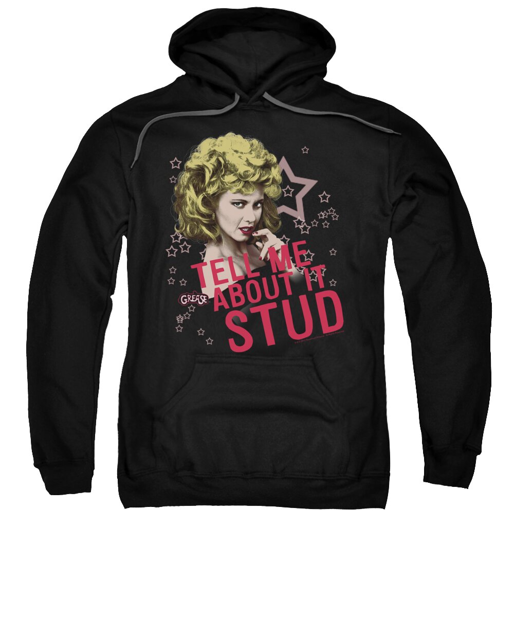  Sweatshirt featuring the digital art Grease - Tell Me About It Stud by Brand A