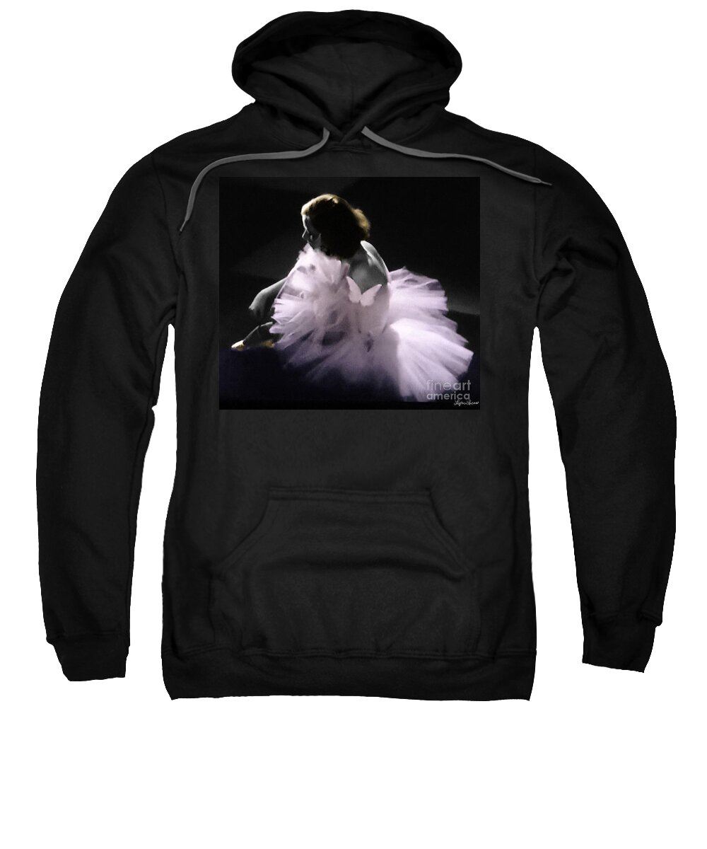Celeberty Sweatshirt featuring the photograph Greta Garbo Ballerina by Lyric Lucas