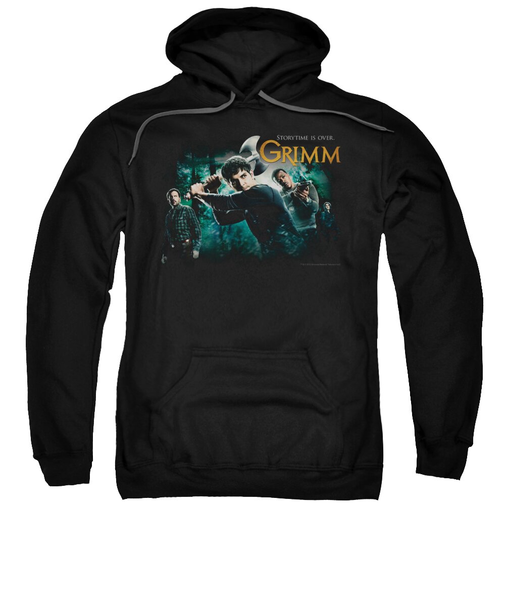 Sweatshirt featuring the digital art Grimm - Storytime Is Over by Brand A