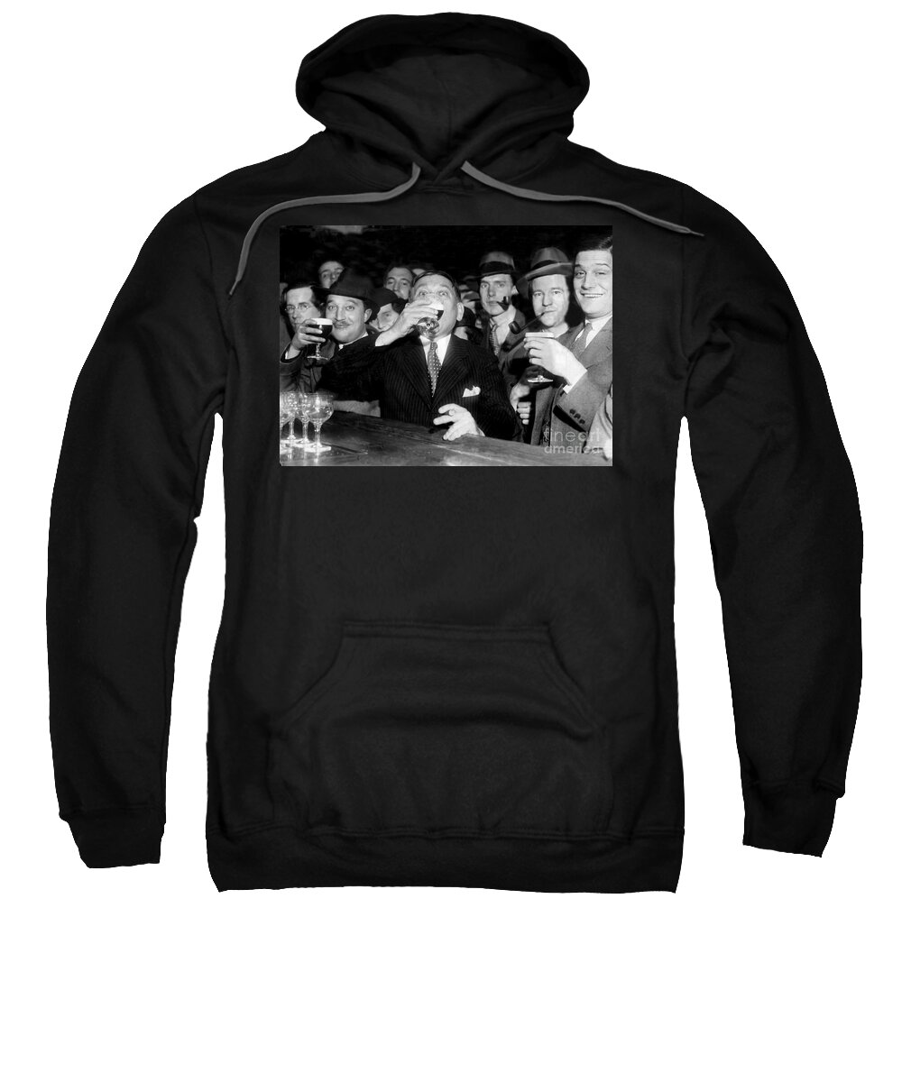 Stamp Out Prohibition Sweatshirt featuring the photograph Happy Days Are Here Again by Jon Neidert