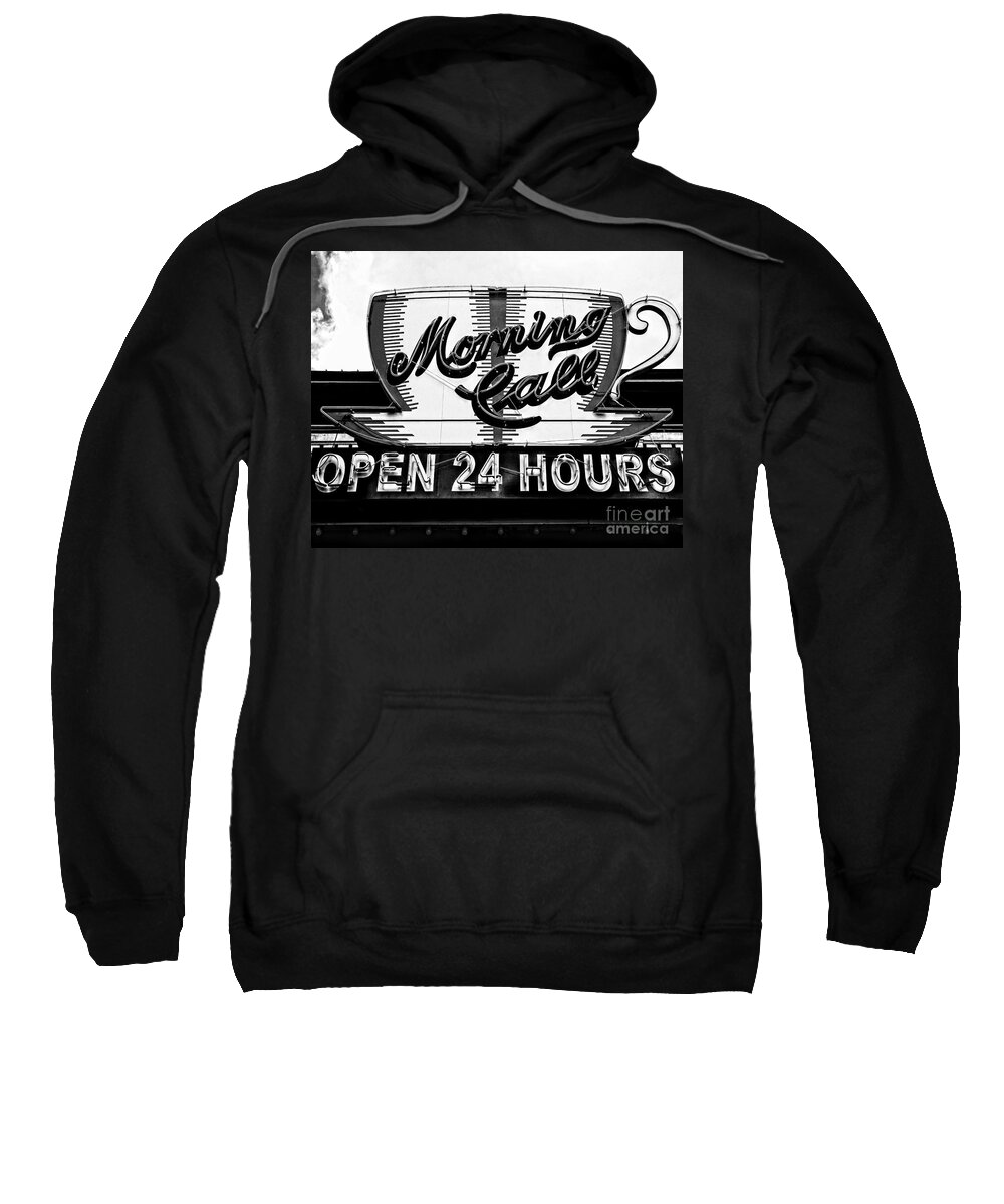Morning Call Sweatshirt featuring the photograph Have a Cup of Coffee at Morning Call New Orleans by Kathleen K Parker
