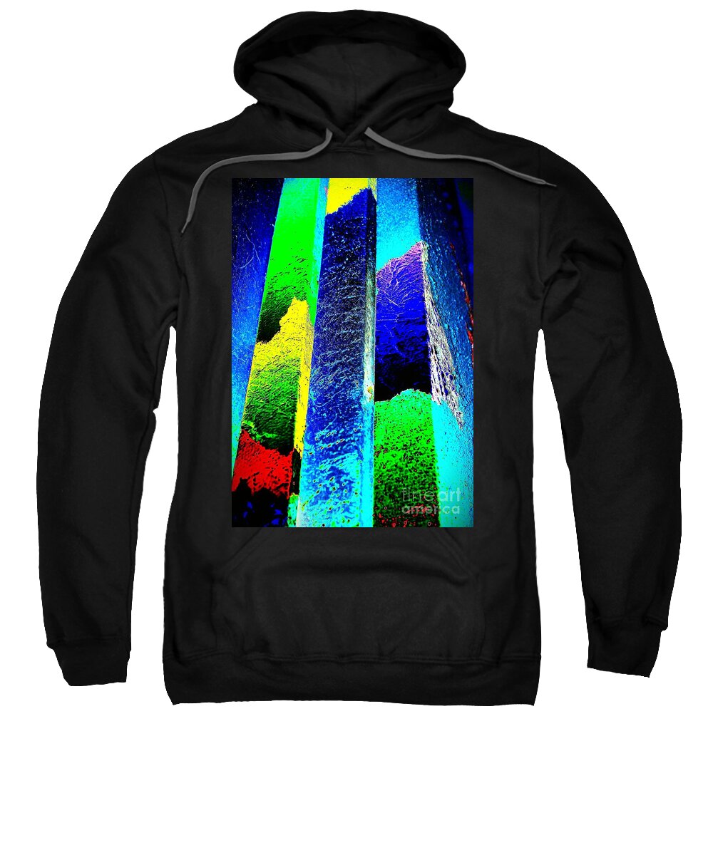 Higher Sweatshirt featuring the painting Higher by Jacqueline McReynolds