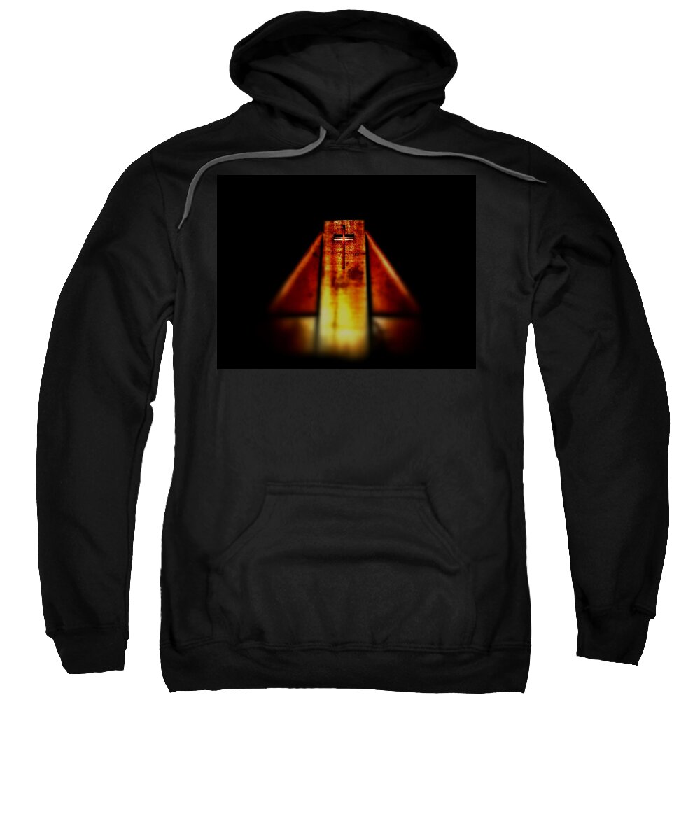 Church Sweatshirt featuring the photograph His House by Al Harden