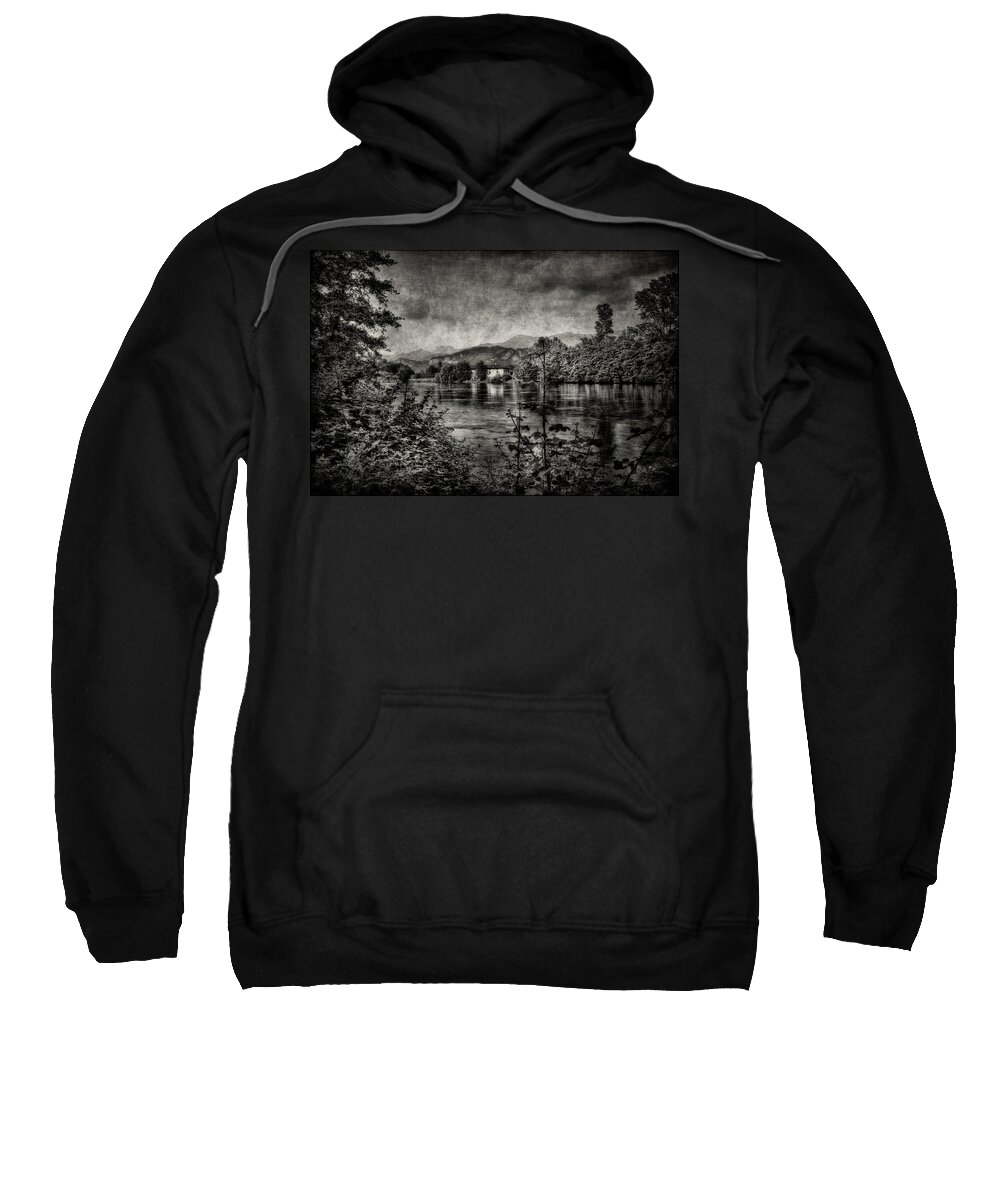Adda Sweatshirt featuring the photograph House on the river by Roberto Pagani