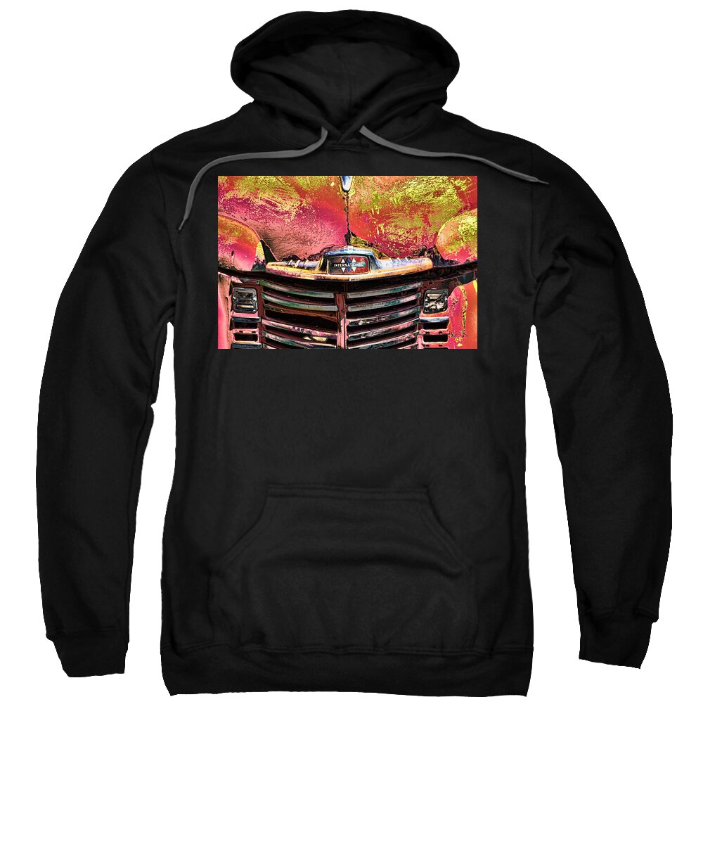 Ron Roberts Sweatshirt featuring the photograph International Truck by Ron Roberts