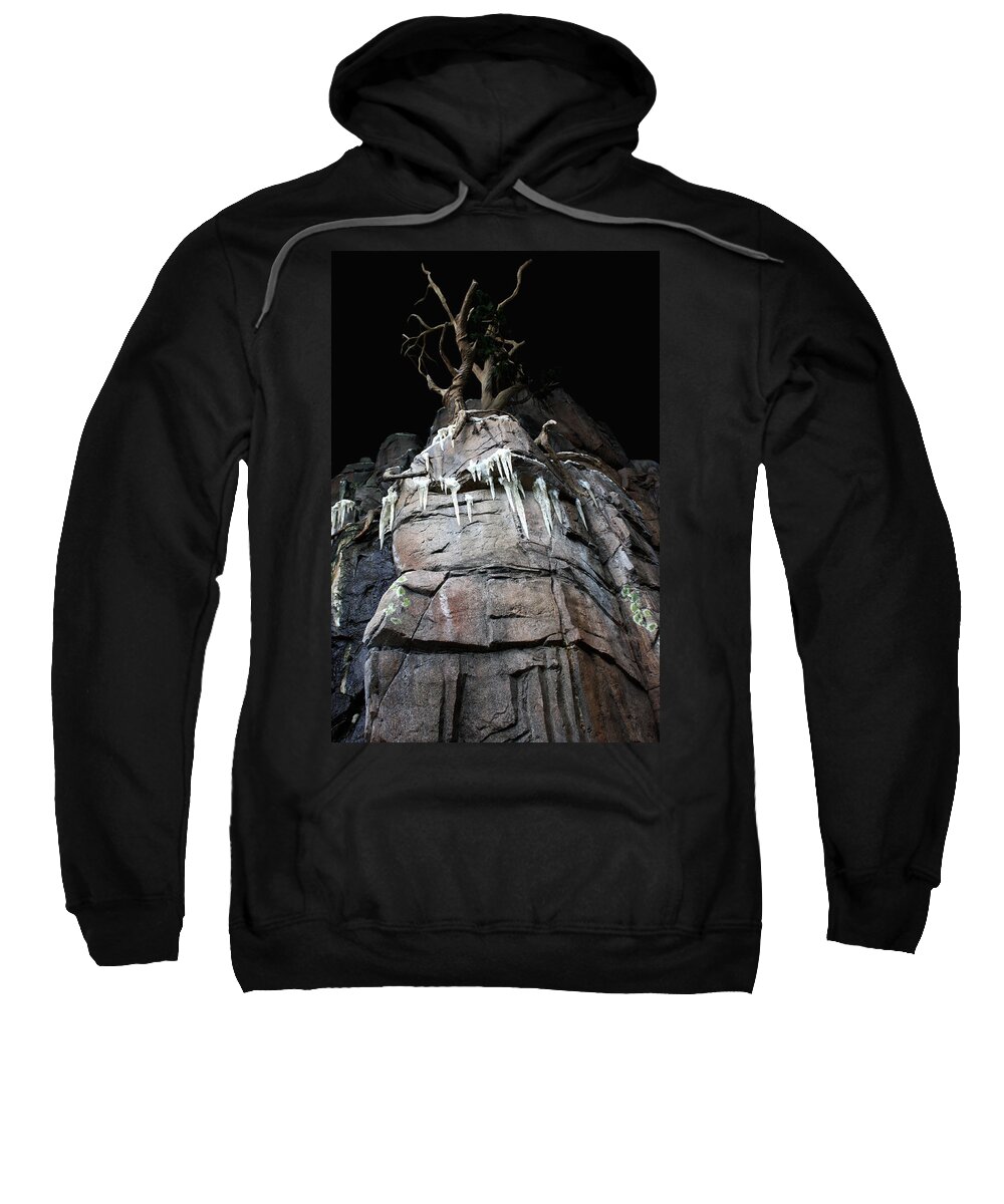 Above Sweatshirt featuring the photograph Into The Darkness by Shane Bechler