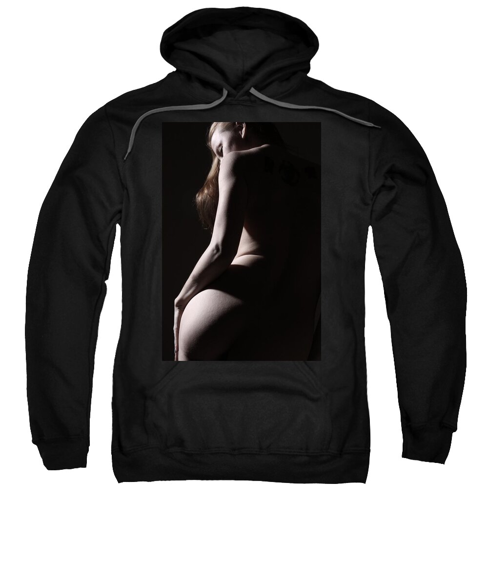 Nude Sweatshirt featuring the photograph Introspection by Joe Kozlowski