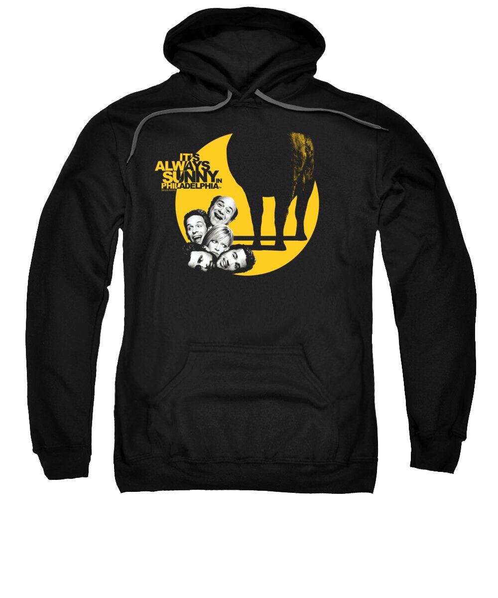  Sweatshirt featuring the digital art Its Always Sunny In Philadelphia - Pile by Brand A