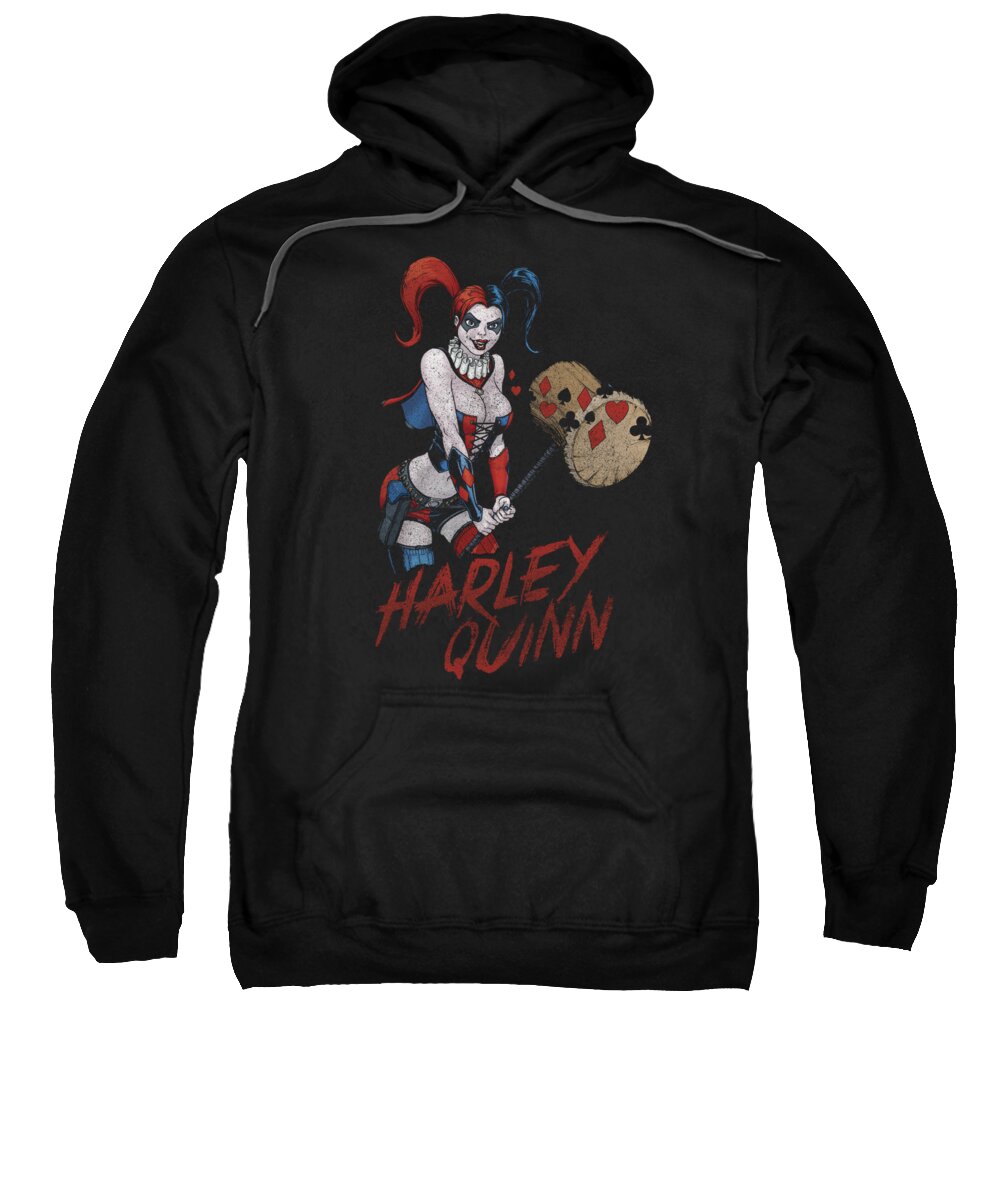  Sweatshirt featuring the digital art Jla - Harley Hammer by Brand A