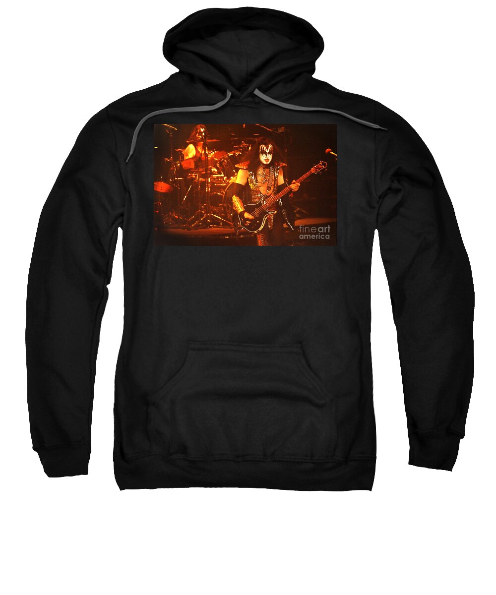 Kiss Sweatshirt featuring the photograph KISS-Gene-0564 by Gary Gingrich Galleries