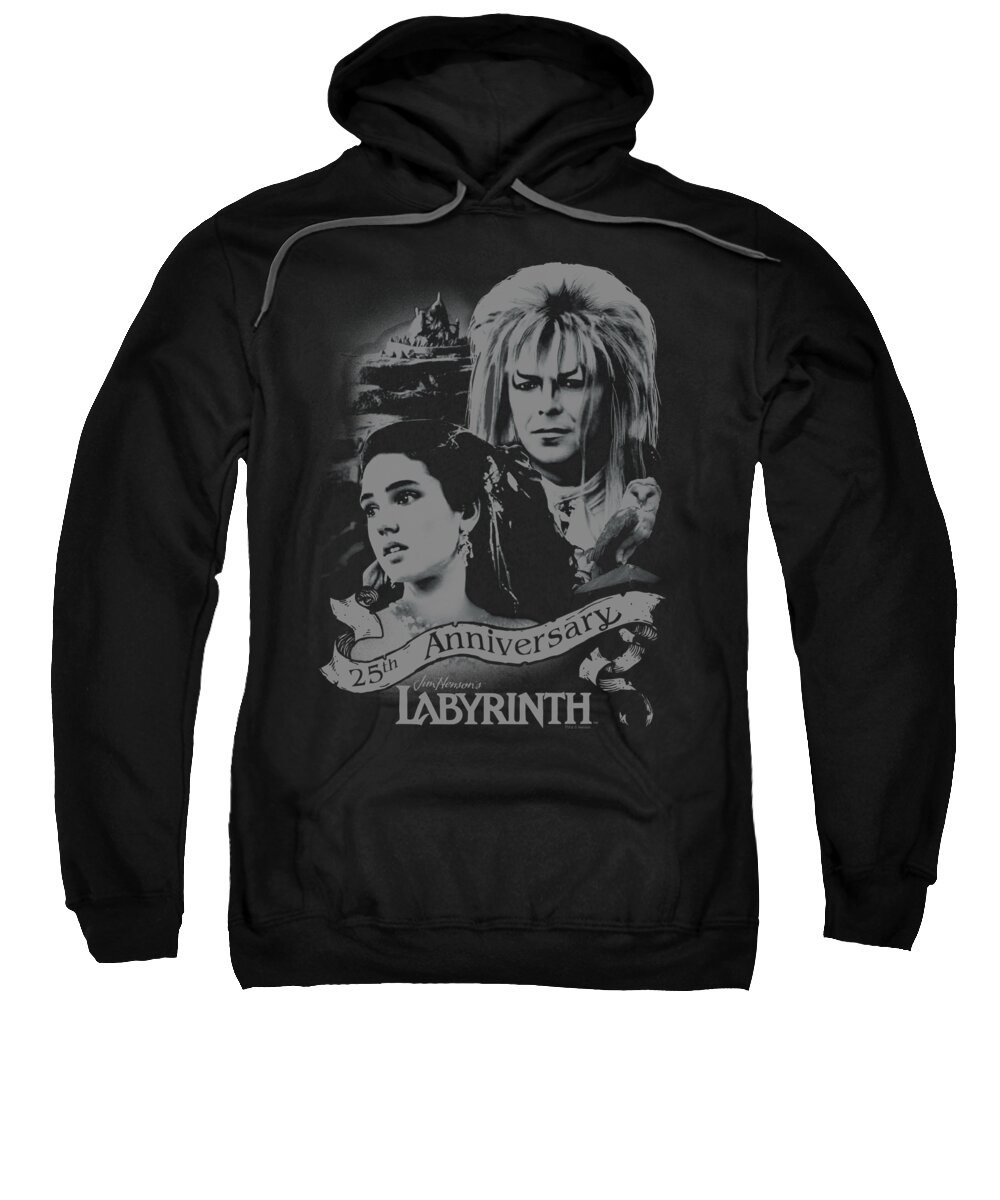 Labyrinth Sweatshirt featuring the digital art Labyrinth - Anniversary by Brand A