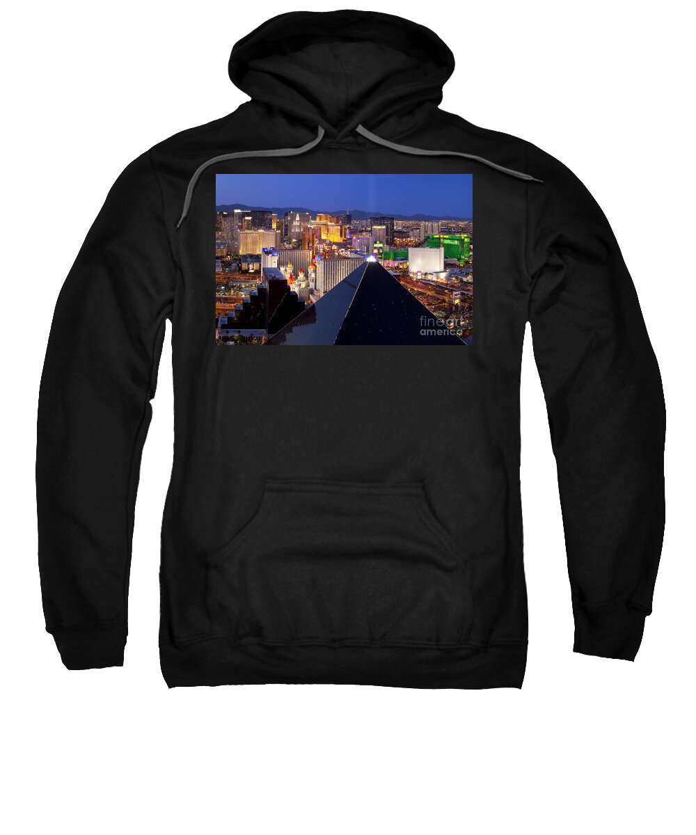 Las Vegas Sweatshirt featuring the photograph Las Vegas Skyline by Brian Jannsen