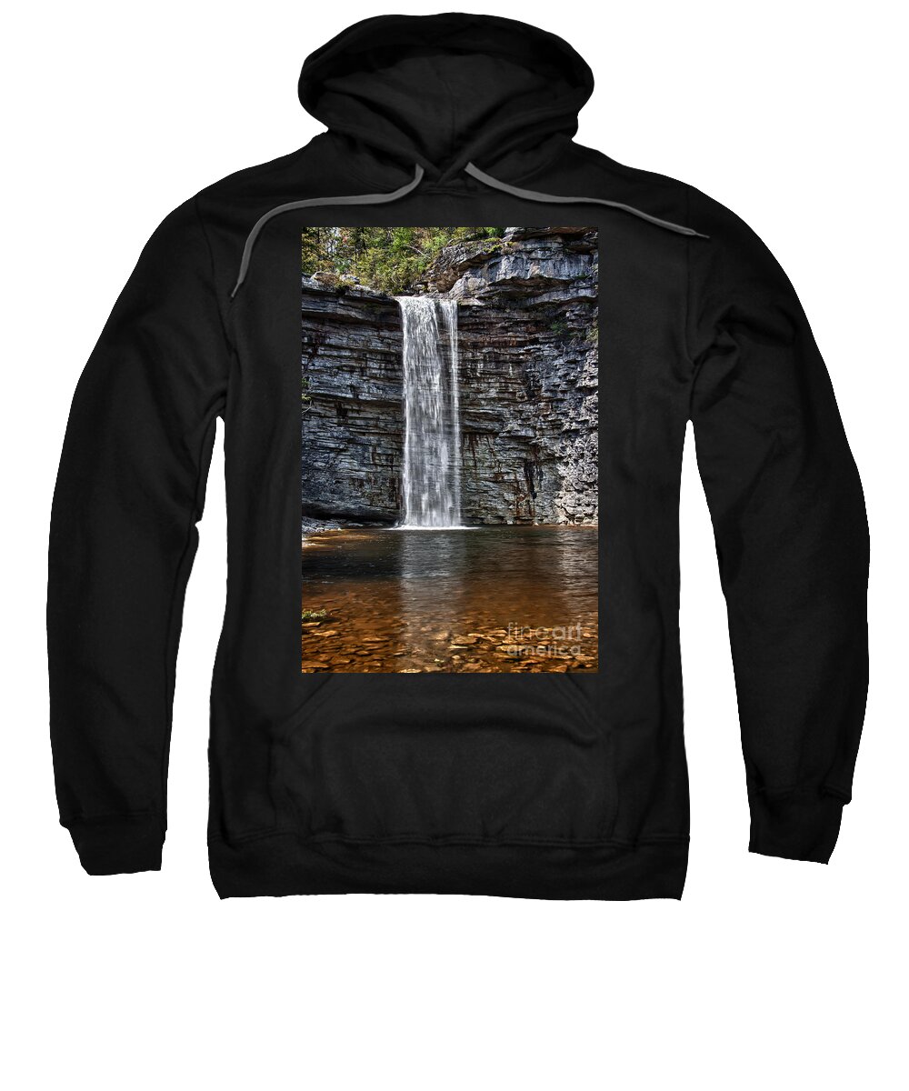 Awosting Falls Sweatshirt featuring the photograph Let it flow by Rick Kuperberg Sr