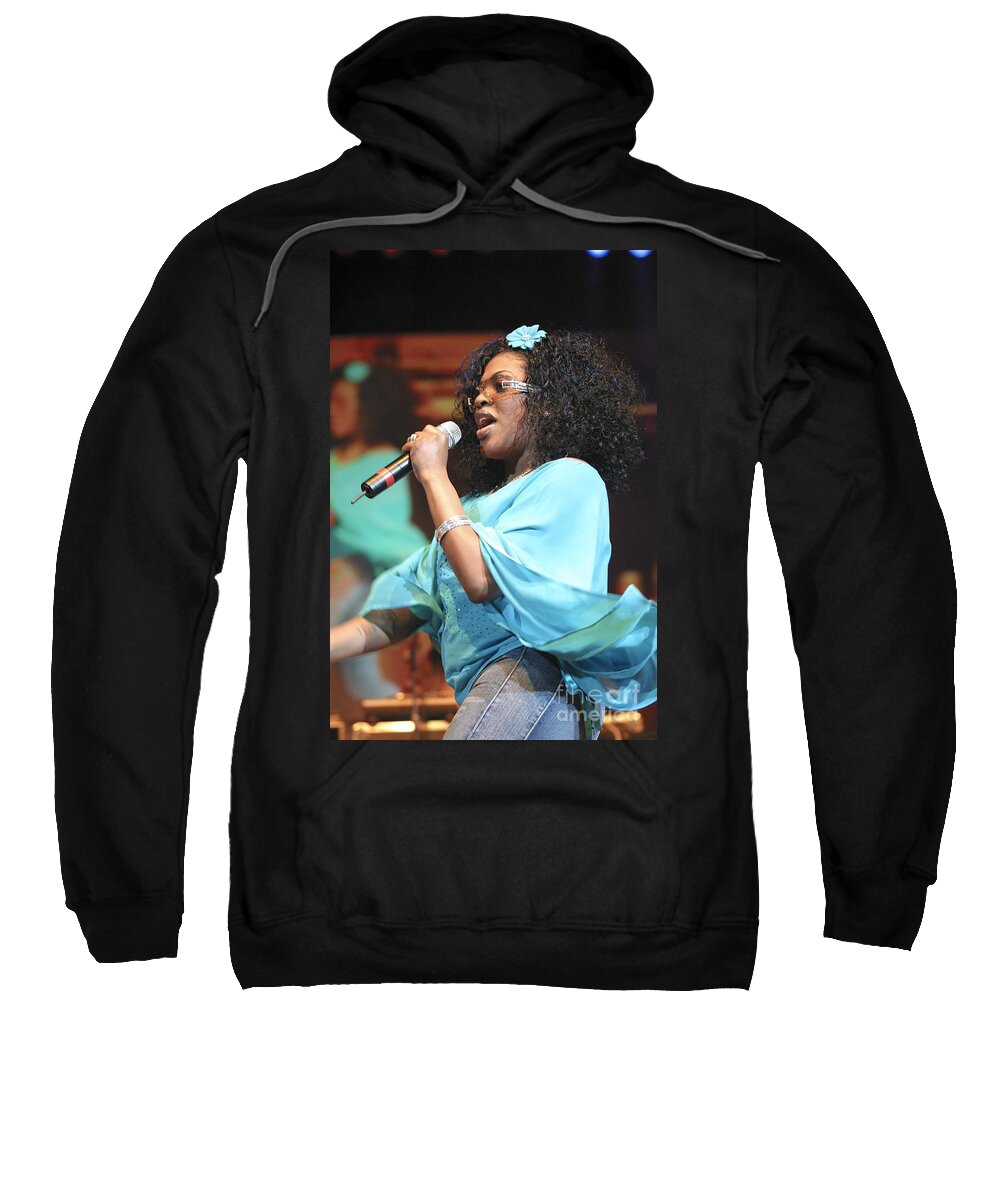 R&b Singer Sweatshirt featuring the photograph Lil Mo by Concert Photos