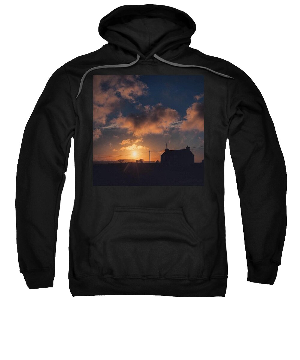 Irish Sweatshirt featuring the photograph Looking Forward To Being Home... At by Aleck Cartwright